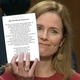 Illustration for article titled Photoshop Contest: Whats Amy Coney Barrett Doodling?